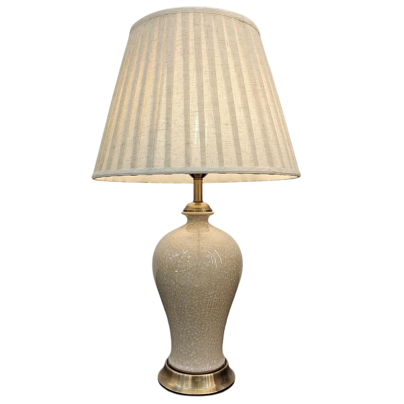 Настольная лампа керамическая с бежевым абажуром Light Beige Mood Бронза Бежевый Настольная лампа керамическая с бежевым абажуром Light Beige Mood Бронза Бежевый в Орле | Loft Concept