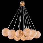 Люстра подвесная круглая с сферическими плафонами из натурального камня Glowing Spheres варинант исполнения - 13 | Loft Concept в Орле