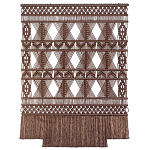 Панно Макраме коричневый цвет  варинант исполнения - 6 | Loft Concept в Орле