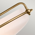 Потолочный светильник со стеклянным плафоном на изогнутых кронштейнах Quoizel  варинант исполнения - 14 | Loft Concept в Орле