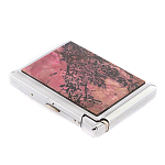 Портсигар с газовой зажигалкой из натурального камня Родонит Stone Cigarettes Cases варинант исполнения - 9 | Loft Concept в Орле