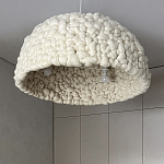 Вязаный подвесной светильник из шерсти Dome Wool Lamp  варинант исполнения - 3 | Loft Concept в Орле