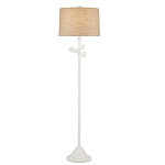 Торшер с белым каркасом и тканевыми абажуром Natural Stems варинант исполнения - 2 | Loft Concept в Орле