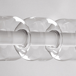 Люстра линейная с 6-ю прозрачными стеклянными плафонами округлой формы HANDLE GRAPE варинант исполнения - 9 | Loft Concept в Орле