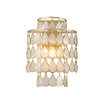 Бра с декором из натуральной морской ракушки Iridescent Light варинант исполнения - 1 | Loft Concept в Орле