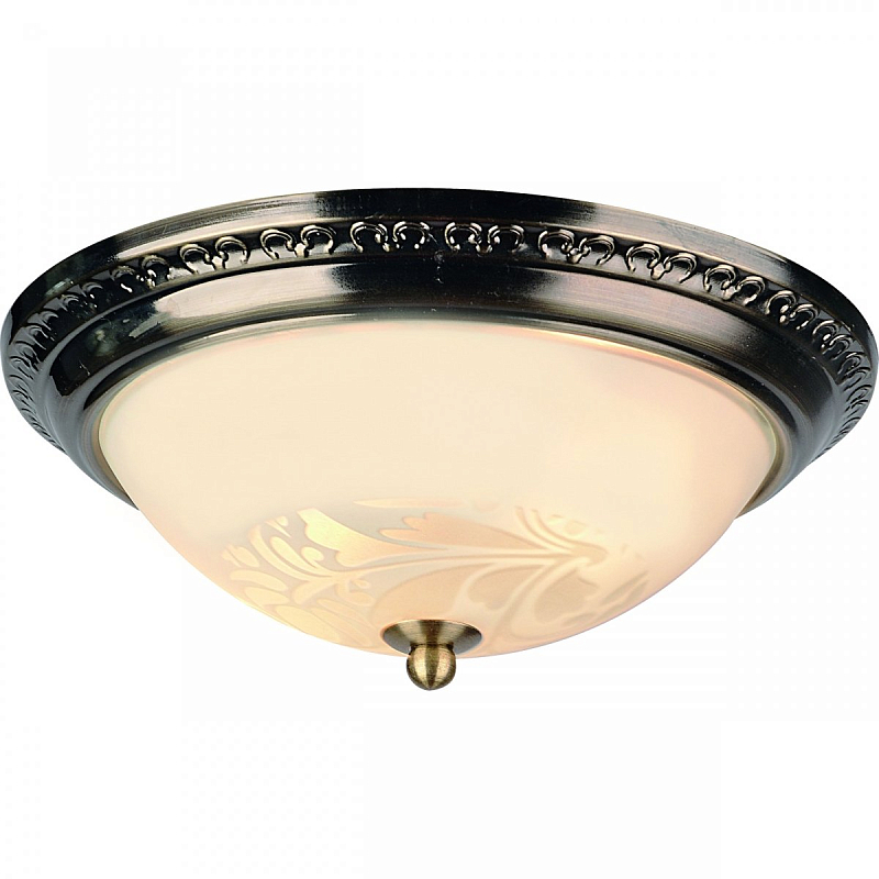 Потолочный светильник Flush Mount Ceiling Light Bronze Темная бронза в Орле | Loft Concept 