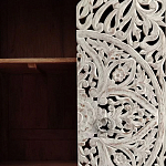 Шкаф с орнаментом ручная резьба из дерева Indian Antique Furniture  варинант исполнения - 3 | Loft Concept в Орле