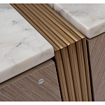 Комод с мраморной столешницей Uniqueness Marble варинант исполнения - 4 | Loft Concept в Орле