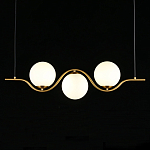 Люстра подвесная светодиодная Jagna 2 Gold and White варинант исполнения - 1 | Loft Concept в Орле