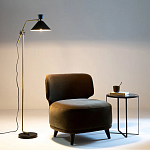 Торшер с поворотным плафоном Davy Brass Floor Lamp варинант исполнения - 6 | Loft Concept в Орле