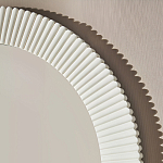 Зеркало в круглой фактурной раме Mirror Modern Texture белое варинант исполнения - 4 | Loft Concept в Орле