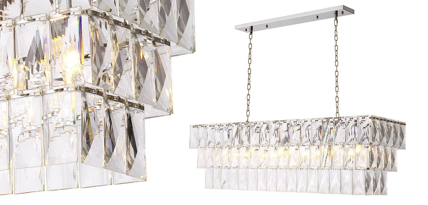 Люстра Eichholtz Chandelier Amazone Rectangular Silver Люстра Eichholtz Chandelier Amazone Rectangular Silver - Loft-Concept в Орле