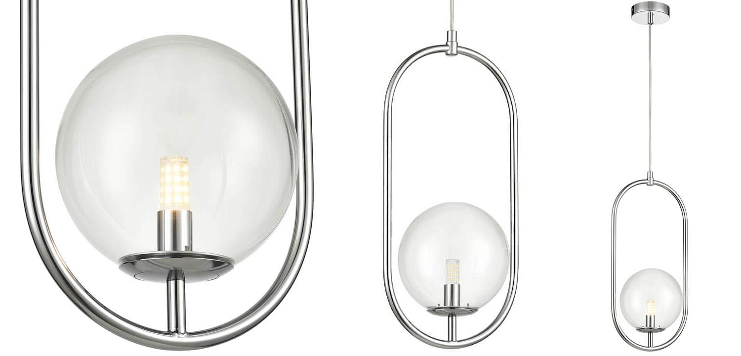 Подвесной светильник B.LUX C Ball oval chrome Подвесной светильник B.LUX C Ball oval chrome - Loft-Concept в Орле