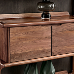 Стеллаж в гостиную для книг Moon Walnut Furniture варинант исполнения - 7 | Loft Concept в Орле