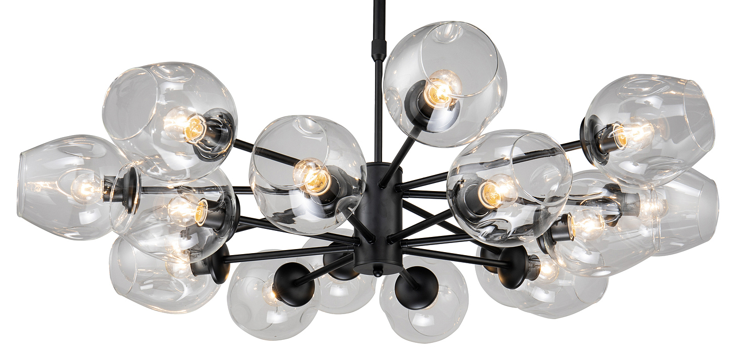 Люстра Branching Bubble Chandelier black 16 Люстра Branching Bubble Chandelier black 16 - Loft-Concept в Орле