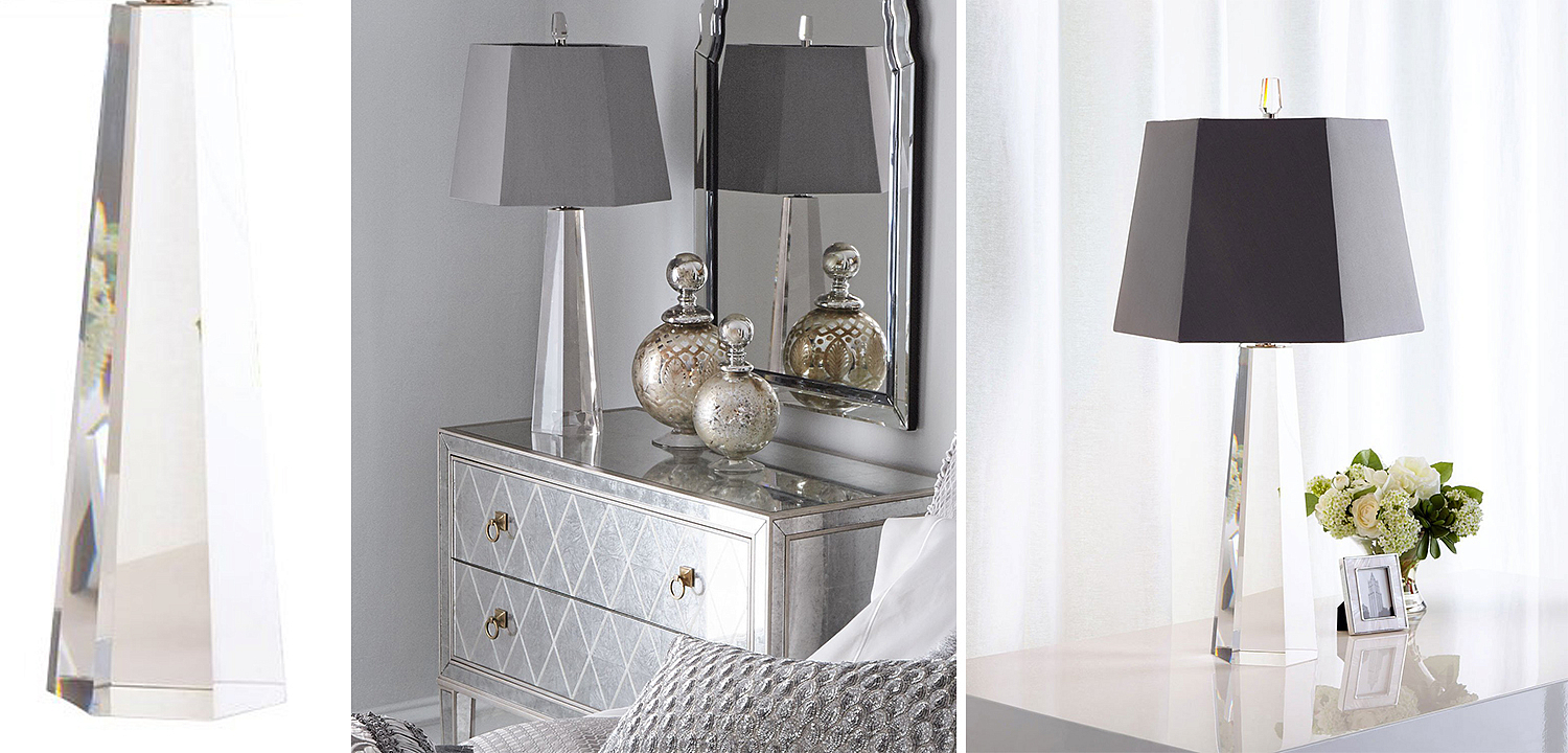 Настольная лампа Crystal Pyramid Table lamp Настольная лампа Crystal Pyramid Table lamp - Loft-Concept в Орле