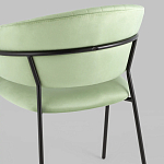 Стул в велюре фисташкового цвета Horizon варинант исполнения - 7 | Loft Concept в Орле