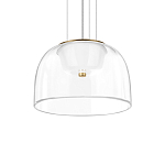 Подвесной светильник с куполообразным прозрачным стеклянным плафоном Grada Light варинант исполнения - 7 | Loft Concept в Орле