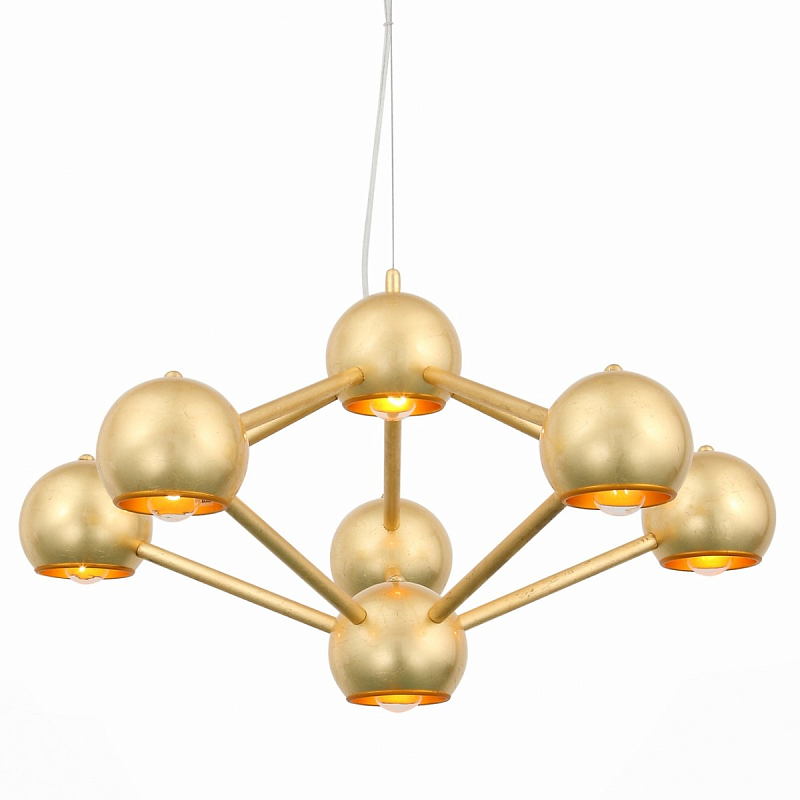 Люстра Heptaider Chandelier Латунь Люстра Heptaider Chandelier Латунь в Орле | Loft Concept