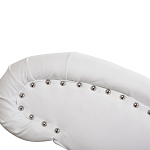 Кушетка белая с мягкой обивкой из велюра Michael Couch варинант исполнения - 5 | Loft Concept в Орле