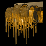 Бра с перфорированными металлическими дугами и цепочками 22 см Atlantis Chain варинант исполнения - 6 | Loft Concept в Орле