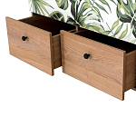 Шкаф с принтом Floral notes варинант исполнения - 3 | Loft Concept в Орле