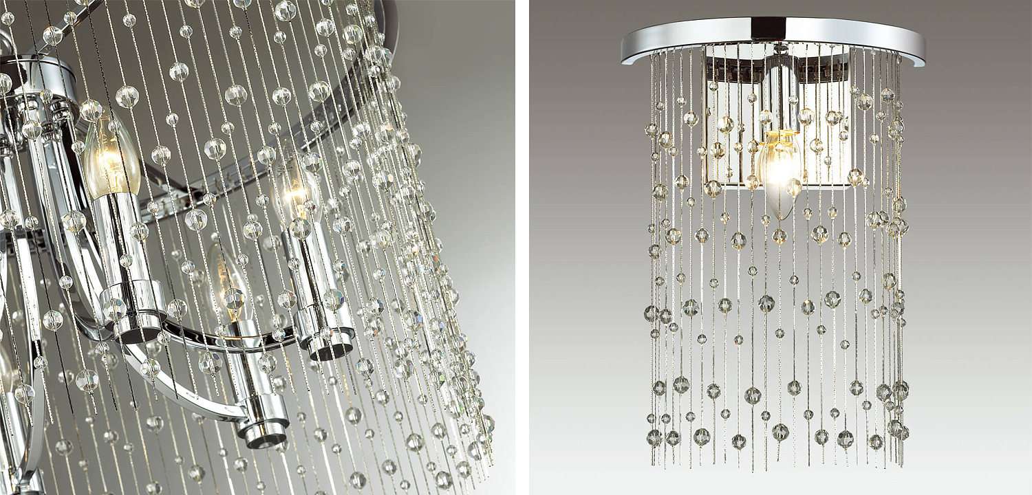 Бра Hailstorm Rain Wall lamp chrome Бра Hailstorm Rain Wall lamp chrome - Loft-Concept в Орле