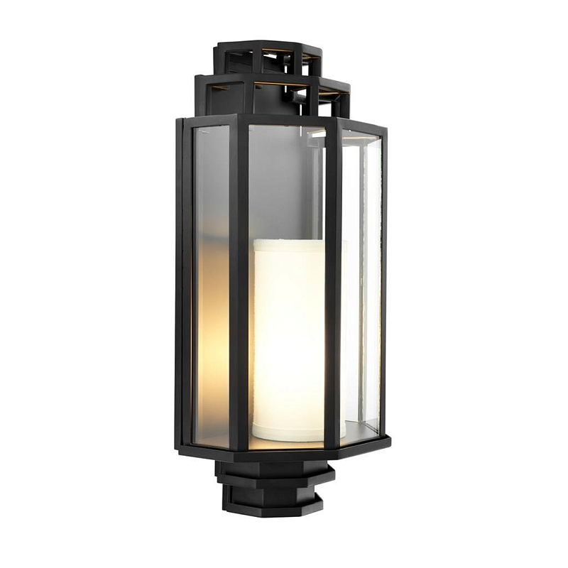 Бра Wall Lamp Monticello Черный Прозрачное Стекло Бежевый Бра Wall Lamp Monticello Черный Прозрачное Стекло Бежевый в Орле | Loft Concept