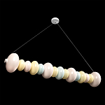 Подвесной светильник светодиодный горизонтальный в виде ожерелья из пастельных сфер Pastel Lunaria Horizon  варинант исполнения - 3 | Loft Concept в Орле