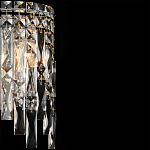 Бра с хрустальными подвесками прозрачного цвета Хром Ludivine Lighting варинант исполнения - 3 | Loft Concept в Орле