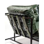 Диван Лофт Натуральная Винтажная кожа Зеленый Two Seat Encounter Leather Sofa варинант исполнения - 5 | Loft Concept в Орле