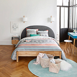 Бра из металла и дерева Ruell White Metal Wooden Wall Lamp варинант исполнения - 3 | Loft Concept в Орле