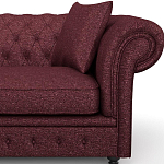 Мебельная ткань Шенилл бордовый цвет 138 см T4-38 варинант исполнения - 8 | Loft Concept в Орле