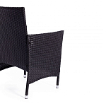 Обеденный комплект из искуственного ротанга Vintara черный варинант исполнения - 2 | Loft Concept в Орле