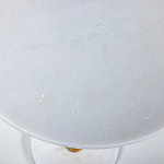 Кофейный столик с белой мраморной столешницей Clipper варинант исполнения - 2 | Loft Concept в Орле