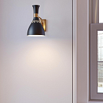 Бра с плафоном в форме песочных часов с узкими перфорированными отверстиями Feiss варинант исполнения - 7 | Loft Concept в Орле