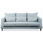 Диван Seldon с мягкими подушками голубое букле варинант исполнения - 7 | Loft Concept в Орле