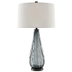 Настольная лампа с фактурным стеклянным основанием Glass Vertical варинант исполнения - 2 | Loft Concept в Орле