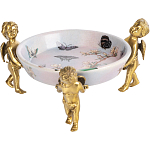 Блюдо фарфоровое Трио ангелов Joy варинант исполнения - 1 | Loft Concept в Орле