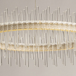 Люстра круглая с прозрачными стеклянными трубками 51 см Nembus варинант исполнения - 4 | Loft Concept в Орле