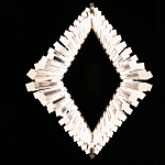 Люстра золотого цвета в форме галочки с каскадом длинных прозрачных трубок Eurofase варинант исполнения - 12 | Loft Concept в Орле