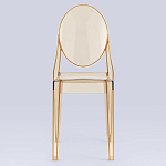 Прозрачный стул с янтарным оттенком LOUIS GHOST CHAIR варинант исполнения - 3 | Loft Concept в Орле