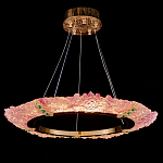 Люстра в форме кольца розовая Warm Pink Light варинант исполнения - 3 | Loft Concept в Орле