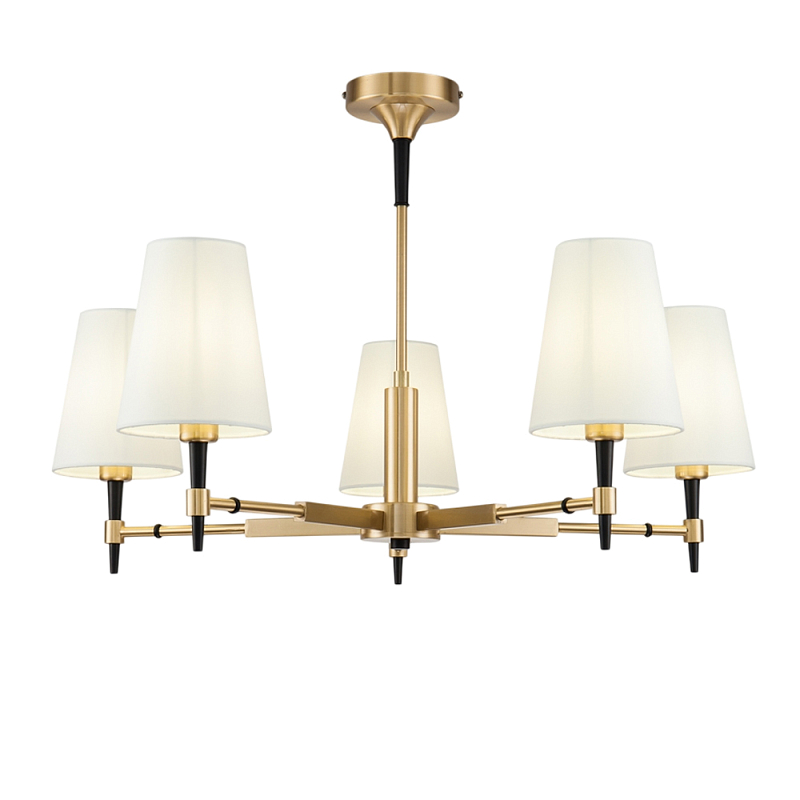 Потолочный светильник Zaragoza Е14 Латунь Белый Черный в Орле | Loft Concept 