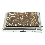 Портсигар с газовой зажигалкой из натурального камня Офит Благородный Stone Cigarettes Cases варинант исполнения - 10 | Loft Concept в Орле