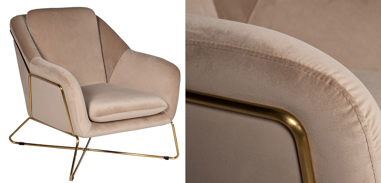 Кресло Umbra Armchair beige Кресло Umbra Armchair beige - Loft-Concept в Орле