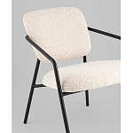 Кресло лаунж Rooney букле белый варинант исполнения - 4 | Loft Concept в Орле