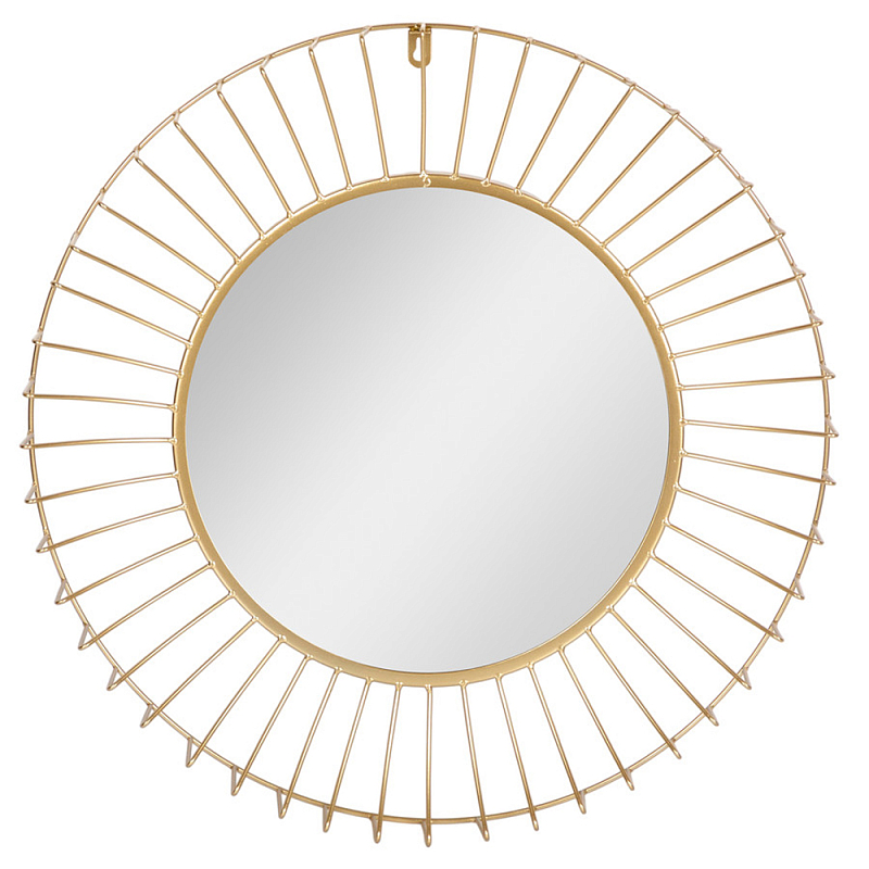 Зеркало круглое настенное в металлической оправе Modern Mirror Space Золотой Зеркало круглое настенное в металлической оправе Modern Mirror Space Золотой в Орле | Loft Concept