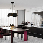 Подвесной светильник круглый с контрастной внутренней отделкой Assol Сup варинант исполнения - 6 | Loft Concept в Орле