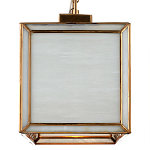 Люстра прямоугольная с каркасом золотого цвета Soft Glow Lamps варинант исполнения - 4 | Loft Concept в Орле